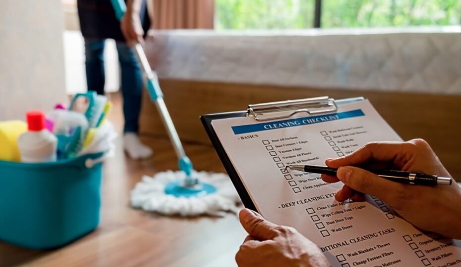 Deep Cleaning House Checklist